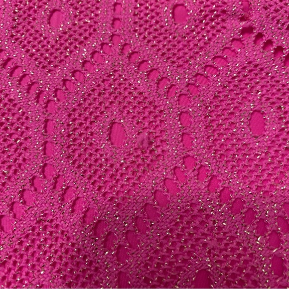 - Lilly Pulitzer Pop Pink sparkly dust dress size S - Picture 9 of 10